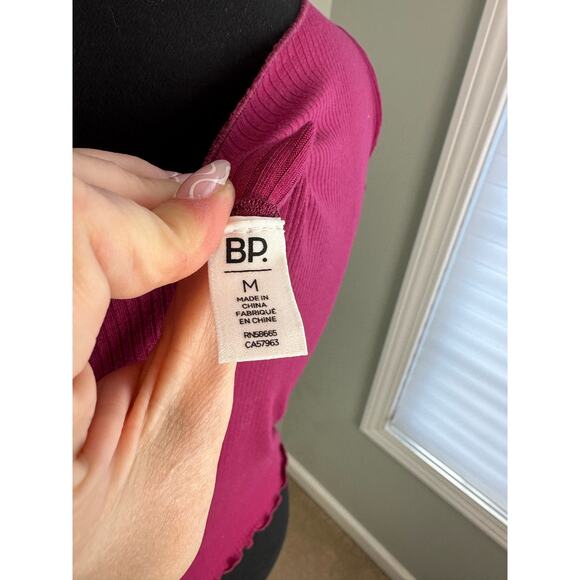 BUNDLE NWOT BP Lettuce Trim Tee Both Medium - Blue & Pink - Picture 9 of 10